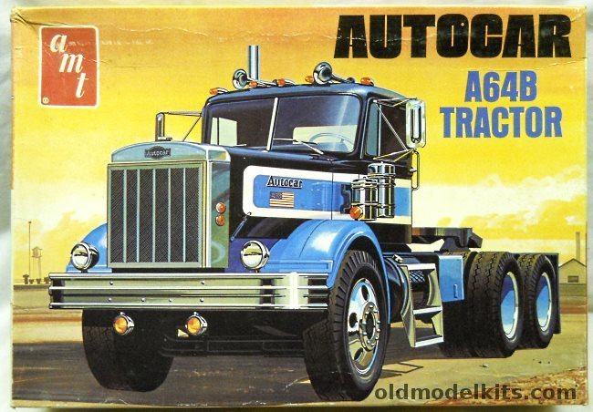 AMT 1/25 Autocar A64B Tractor Semi Truck, T526 plastic model kit